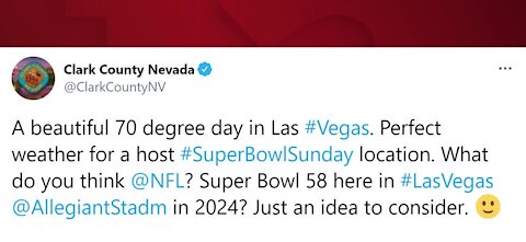 Clark County floats idea of Super Bowl Las Vegas 2024