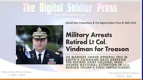 Military Arrested Retired Lt. Col. Alexander Vindman for Treason