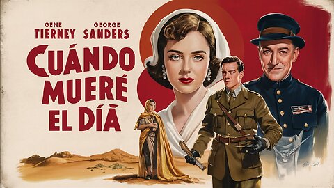 CUANDO MUERE EL DIA (1941) Gene Tierney, Bruce Cabot y George Sanders | Drama | Coloraedo