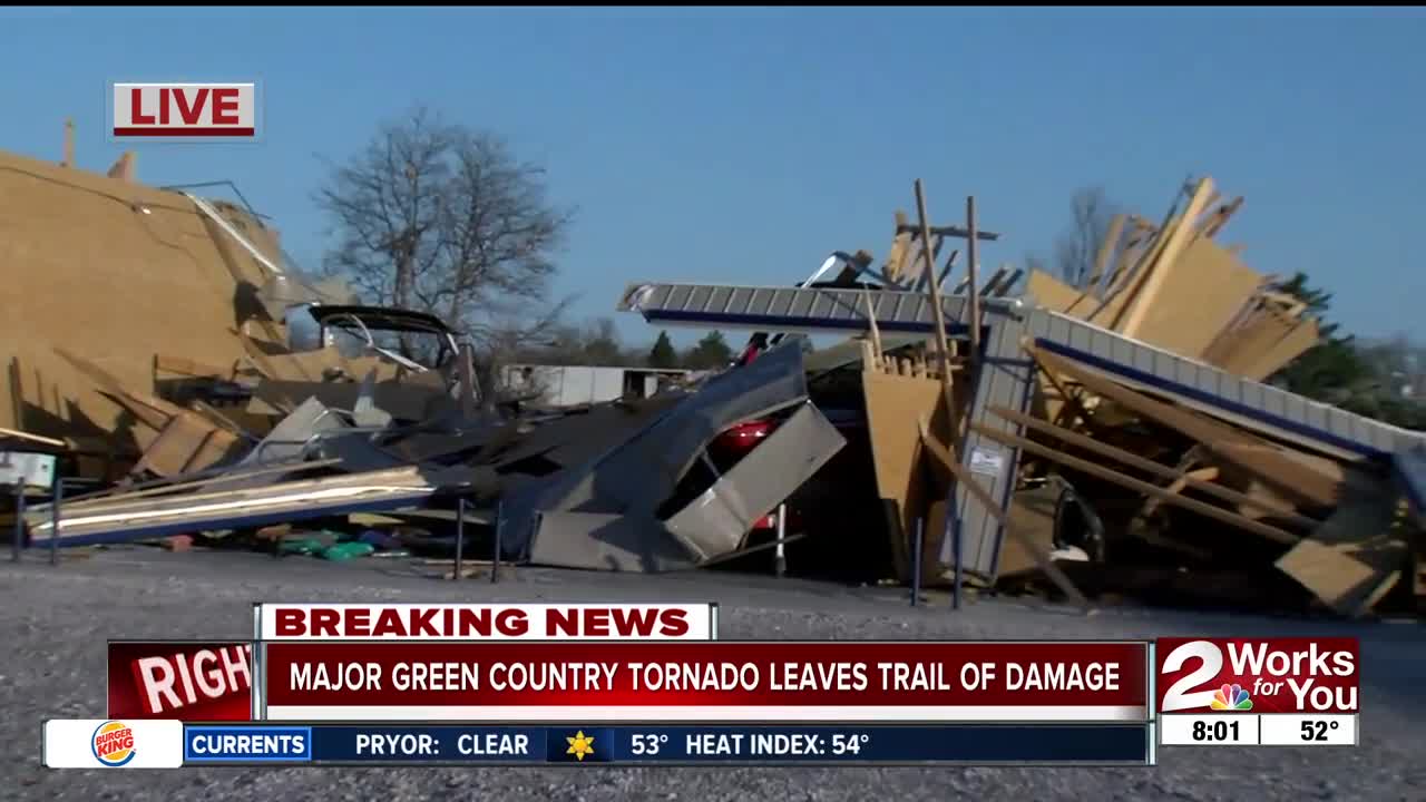 Major Green Country tornado leaves trail of damage