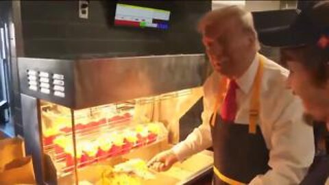 Donald Trump worked a part-time shift at a Philly McDonald's over the weekend