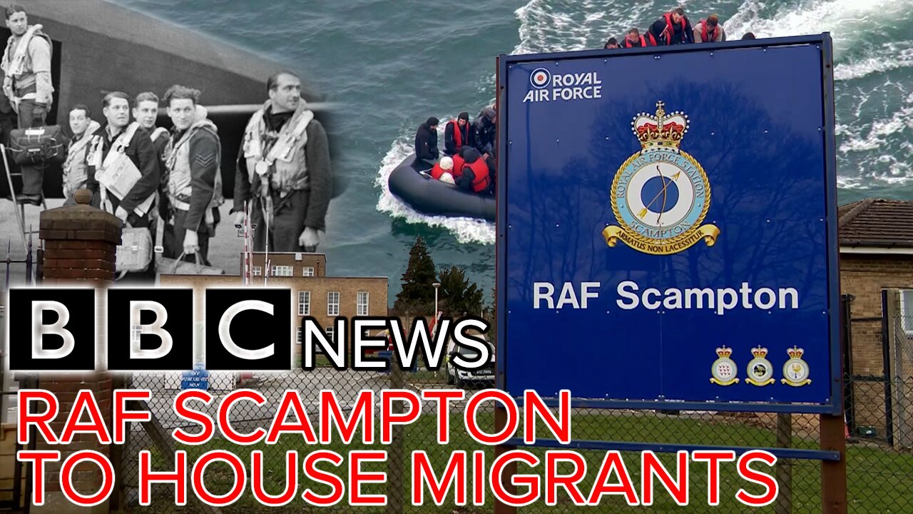 BBC report feat Sir Edward Leigh MP RAF Scampton to house 1500 illegal migrants #enoughisenough