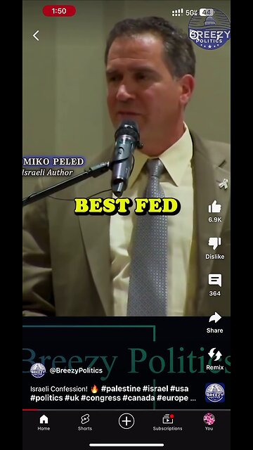 ISRAELI CONFESSION BY MIKO PELED -ISRAELI AUTHOR