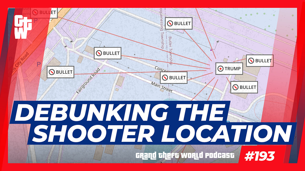 Debunking the Trump Shooter Location | #GrandTheftWorld 193 (Clip)