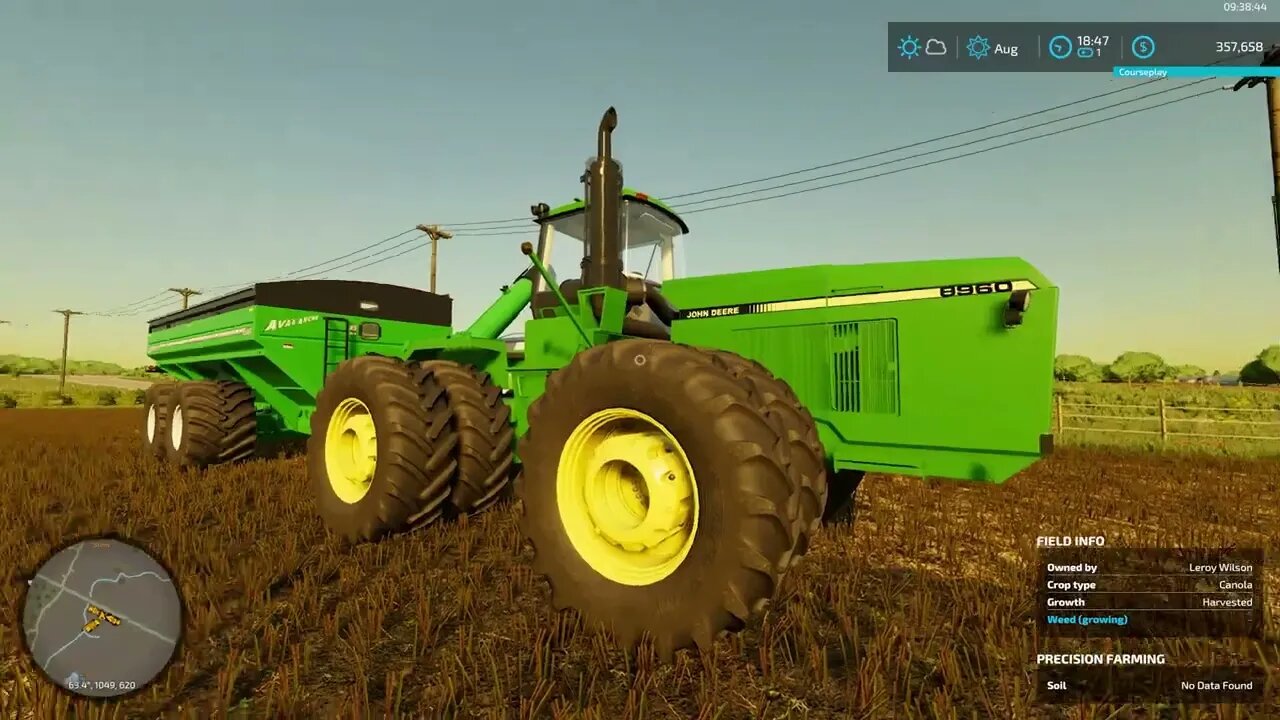 Farming Simulator 22 - Harvest time in Edgewater Sask,