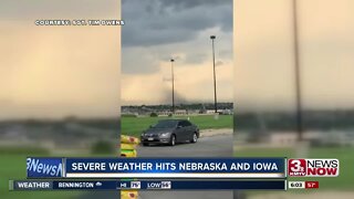 Severe weather its Nebraska and Iowa