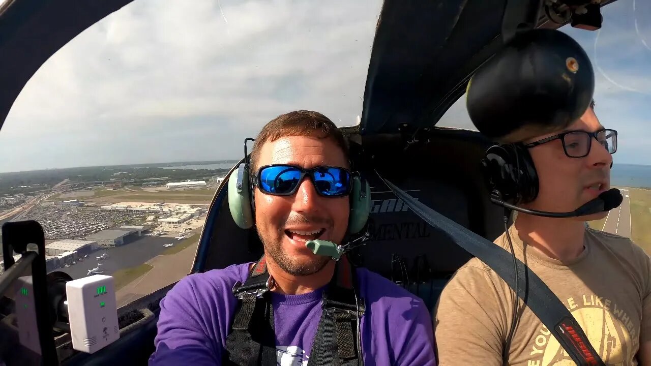 Flying over South Pinellas in a tiny Glasair Plane!