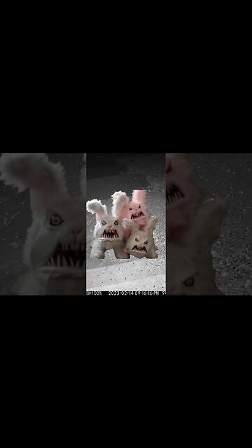 3 Creepy Bunnies Visit #Shorts 😬