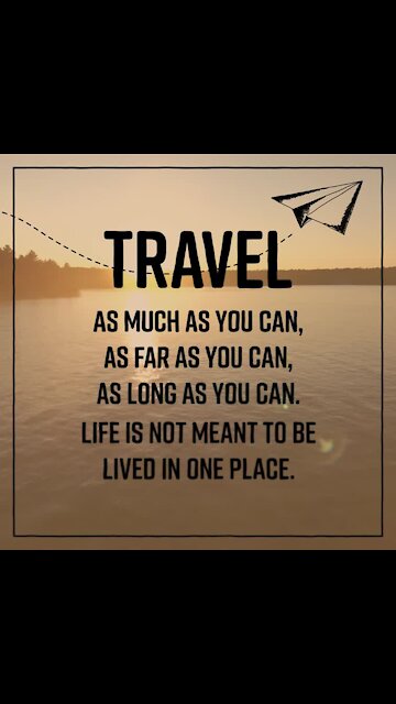 Travel as much as you can [GMG Originals]