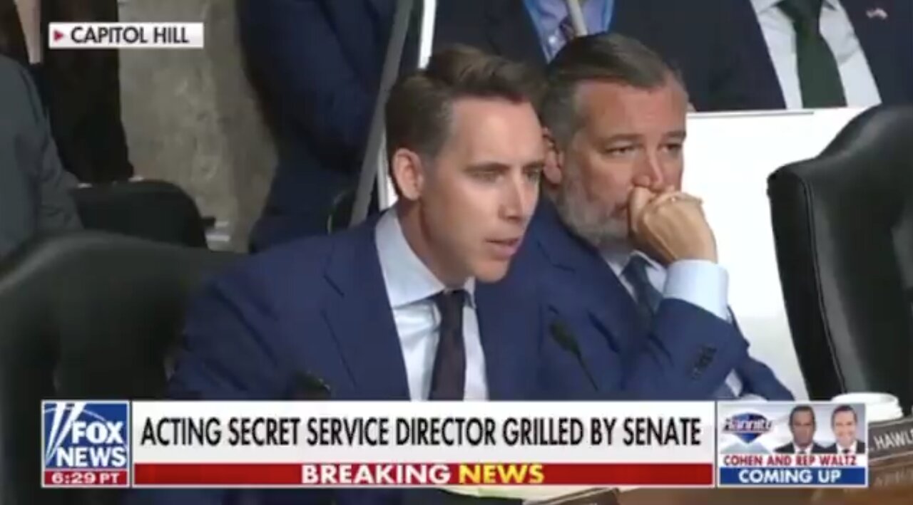 Acting [SS] Director Questioned By Josh Hawley