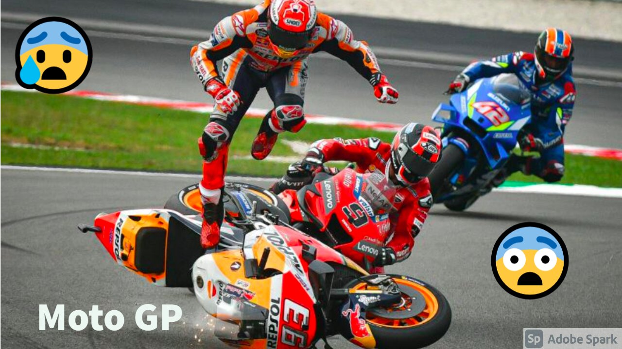 incrível recuperação de Miró Joan após o acidente a 250km/h! MotoGP crash