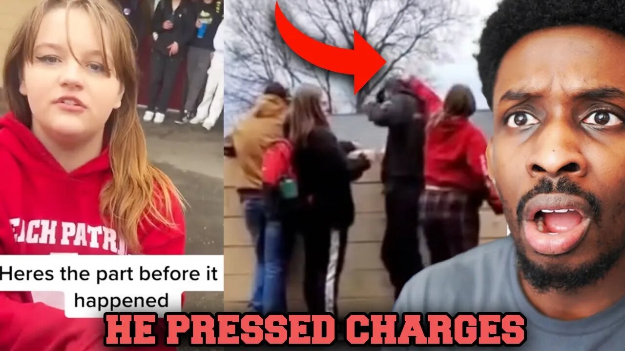Girl punches and calls man a B**** then he did this...