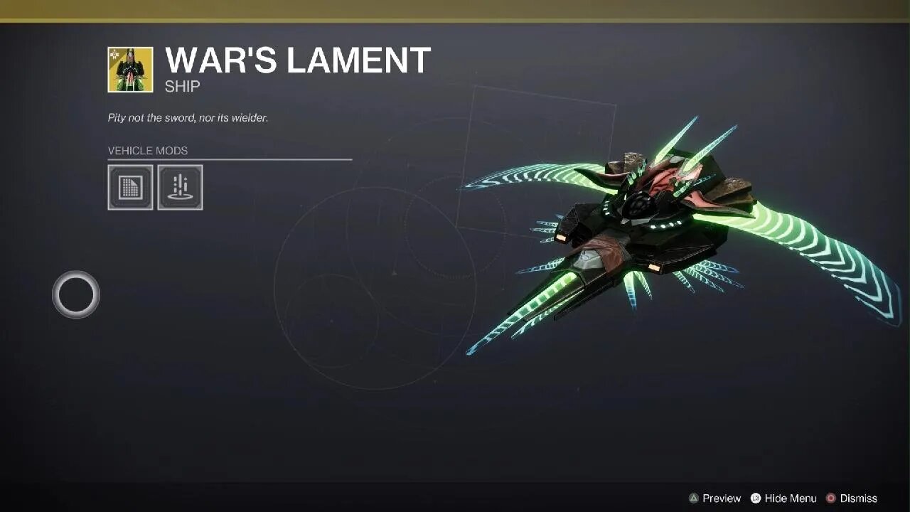 Destiny 2 Master Crota's End Ship War's Lament