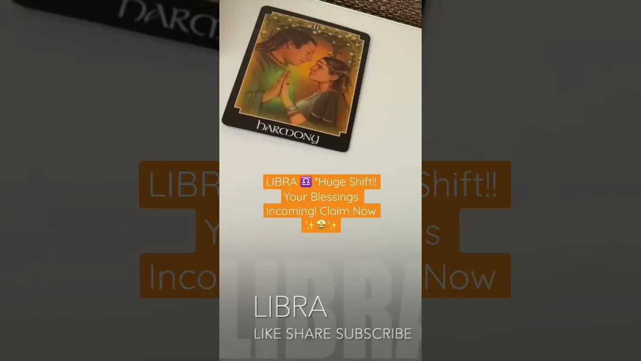 LIBRA ♎️ *Huge Shift!! Your Blessings Incoming! Claim Now ✨🤩✨#shorts #libra #horoscope