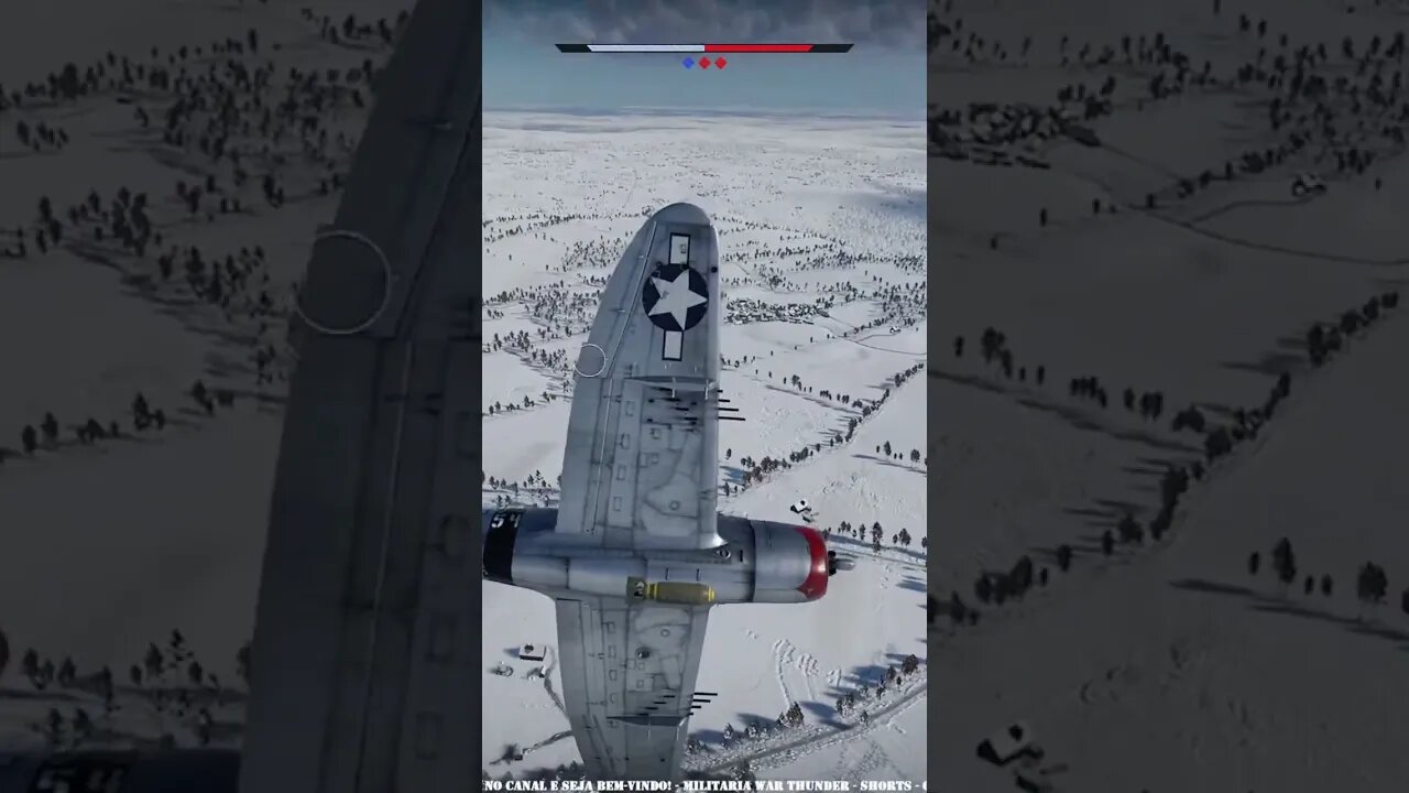 War Thunder - P47D-28 Bombs Away #shorts