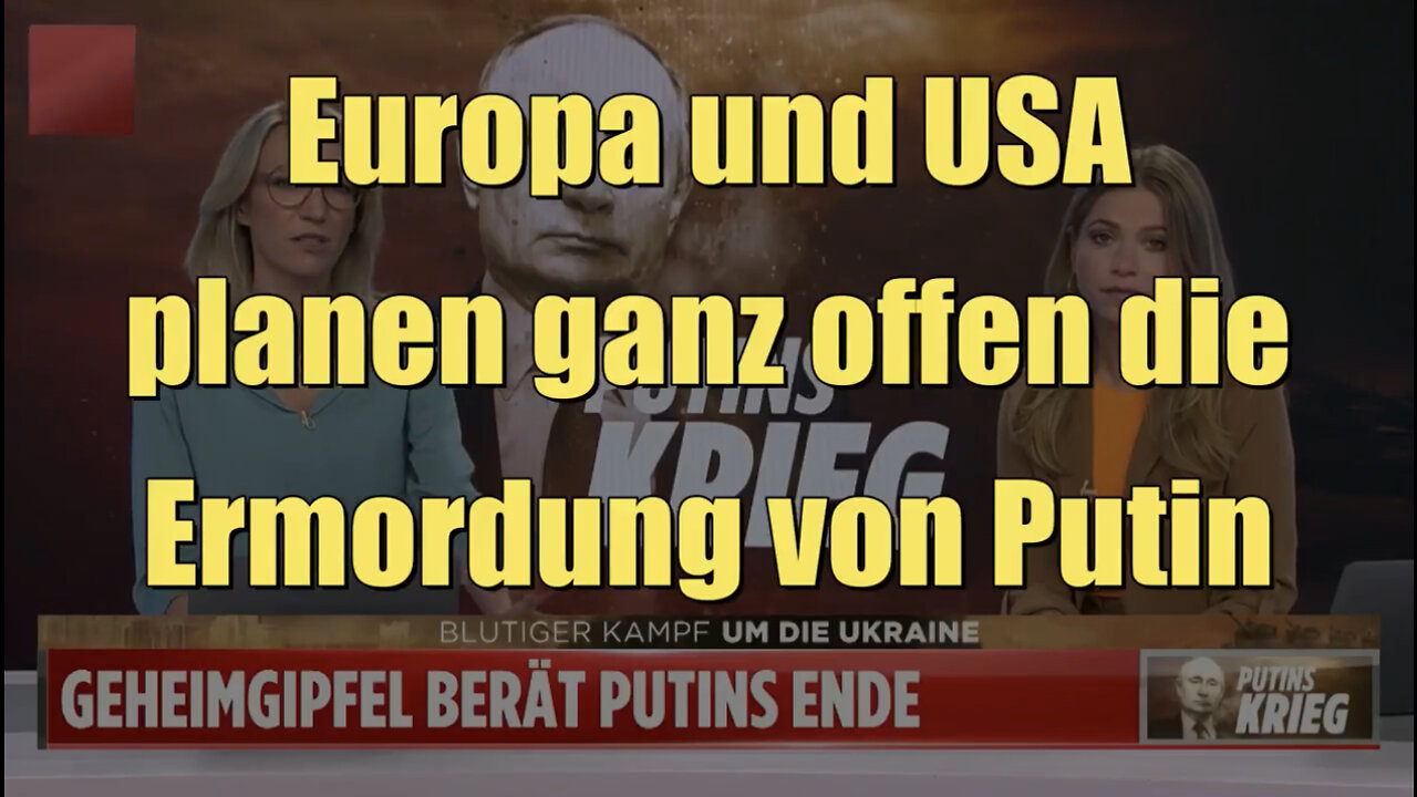 Europa und USA planen ganz offen die Ermordung von Putin (BILD I 27.05.2022)