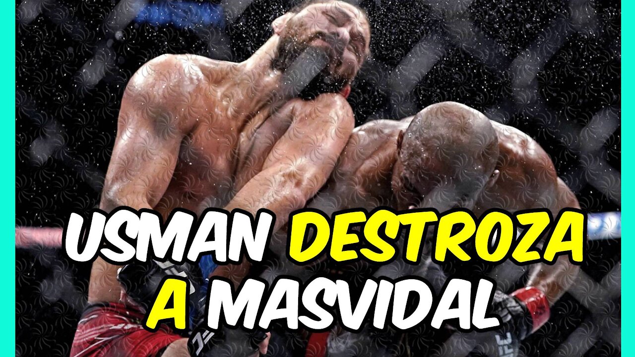 TREMENDO! KAMARU USMAN destroza a JORGE MASVIDAL: un KO de LEYENDA!!!