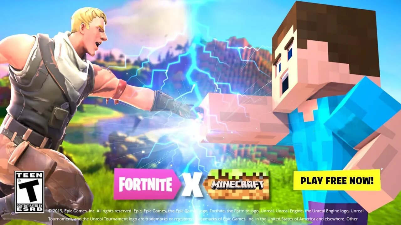 Fortnite X Minecraft - Teaser Trailer