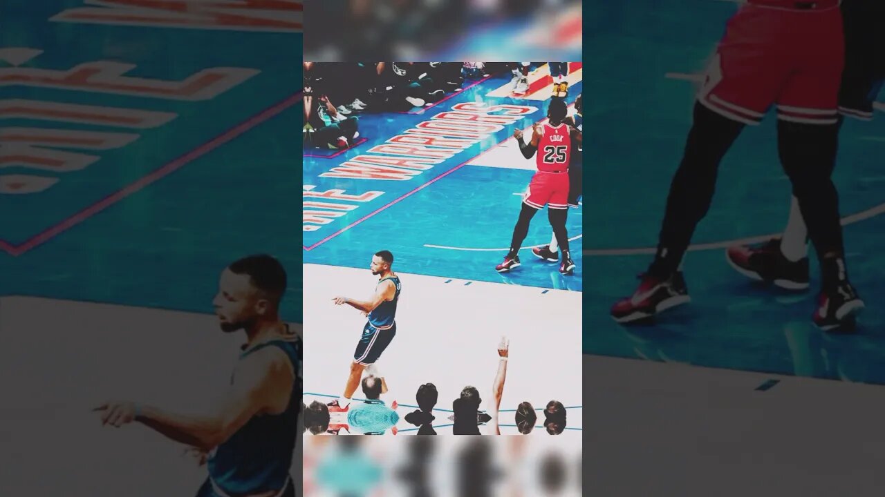 No Look 3 Pointer🔥 #nba #stephcurry