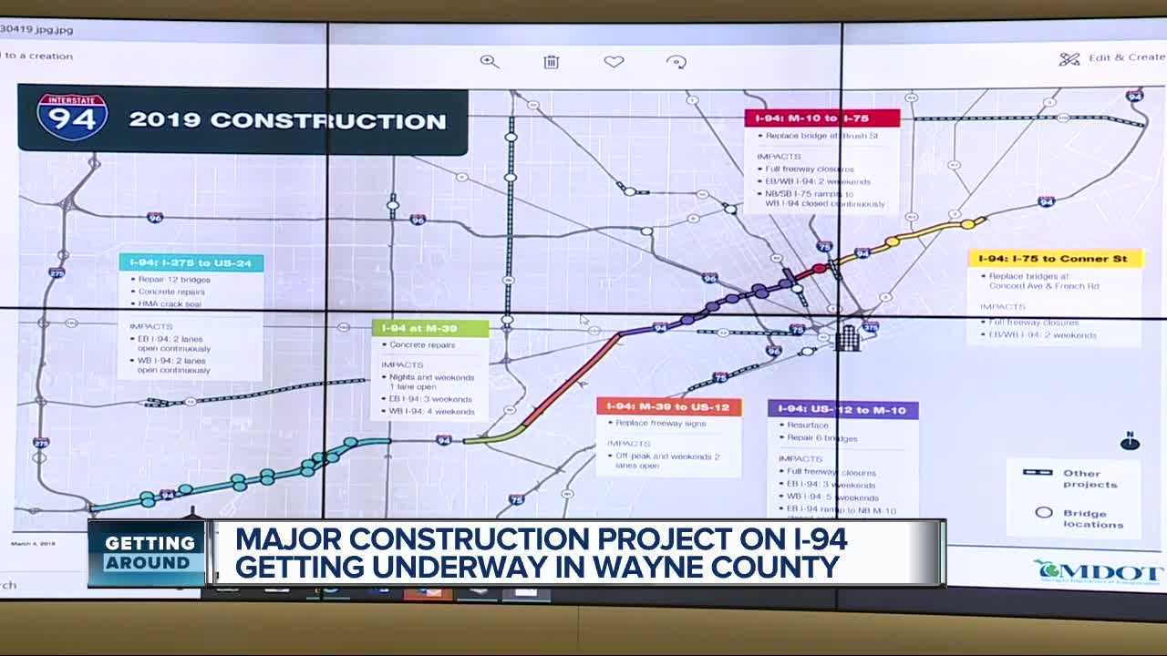 Bridge demolitions to close down I-94 in Detroit this weekend