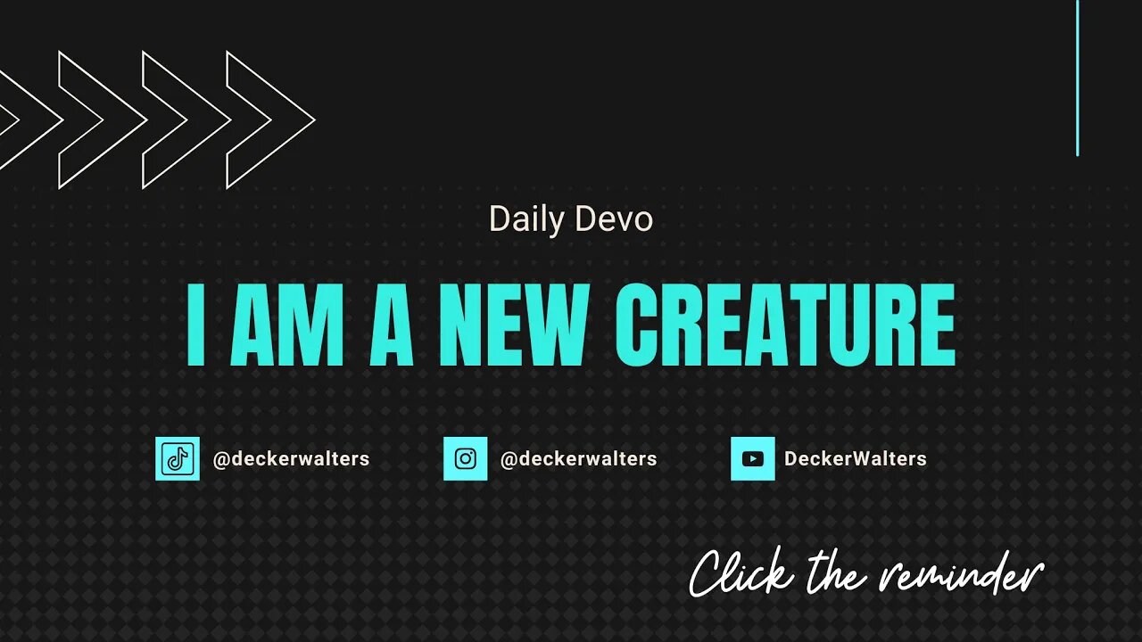 Daily Devo Who I am in Christ (D49)