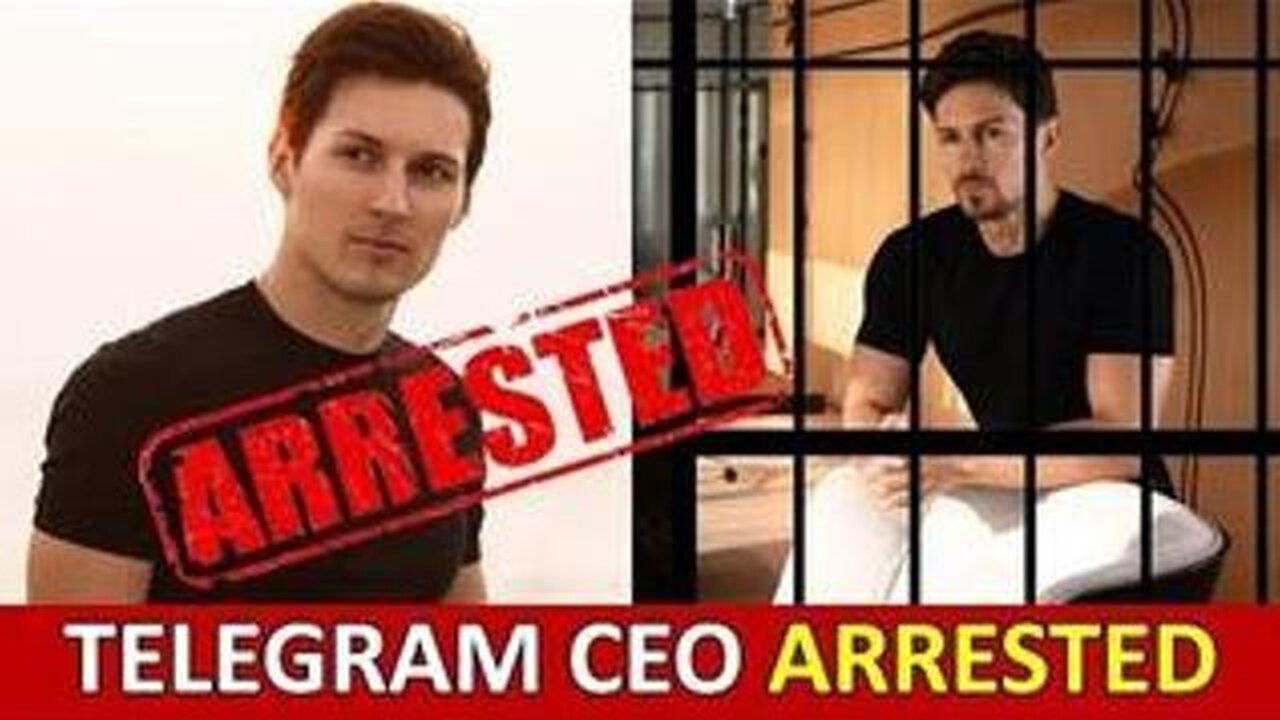 TELEGRAM CEO & FOUNDER PAVEL DUROV SIEZED BY FRENCH POLICE @ BOURGET AIRPORT / PARIS