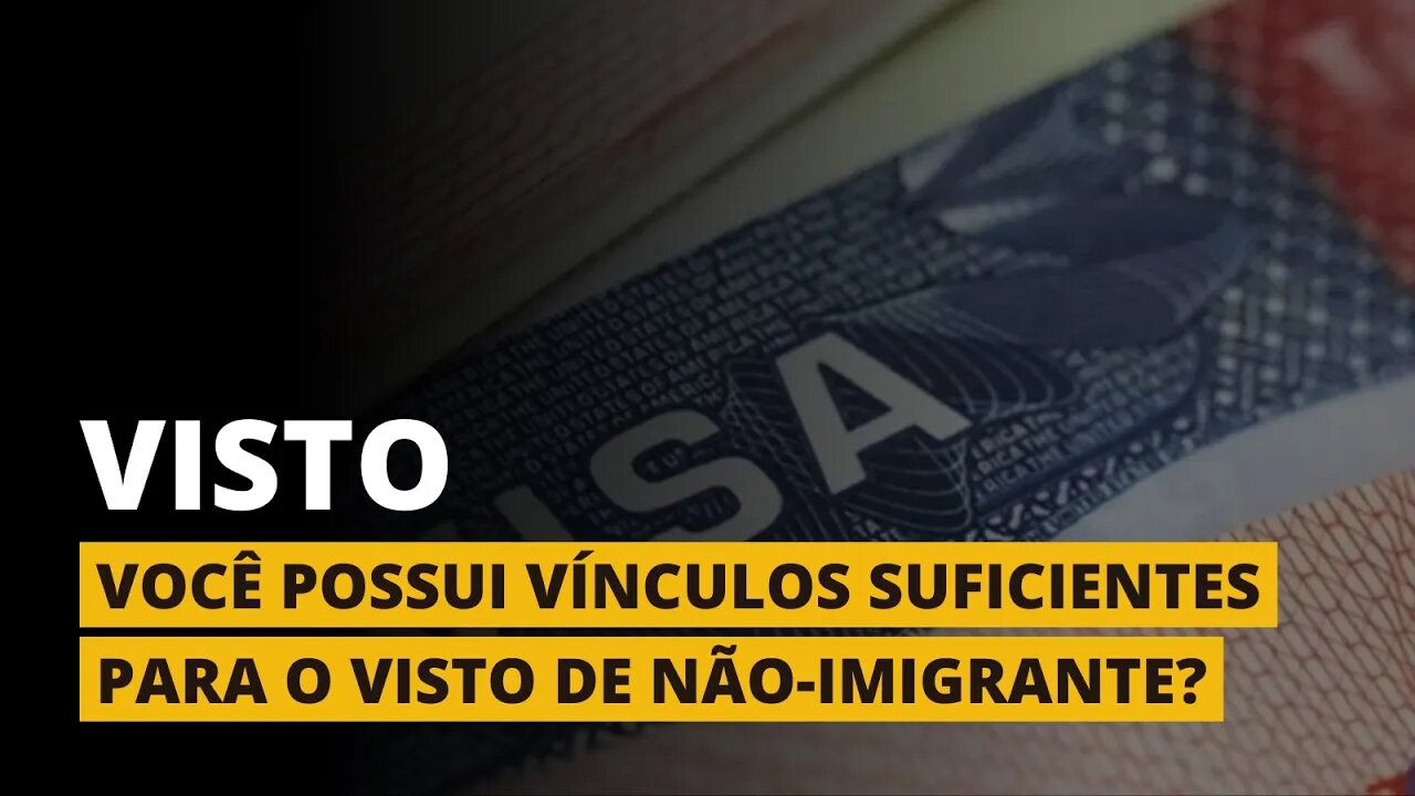 VÍNCULOS PARA O VISTO DE TURISTA - Estados Unidos