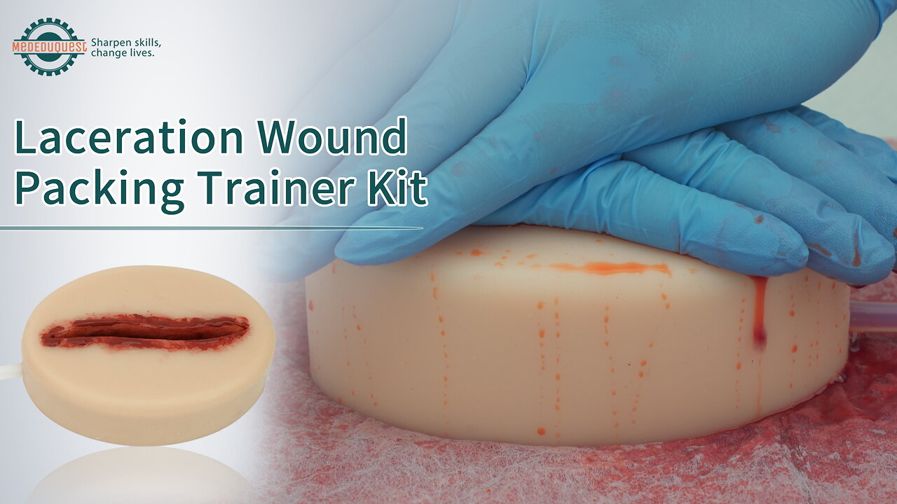 MedEduQuest Open Incision Wound Packing Trainer for Realistic Training