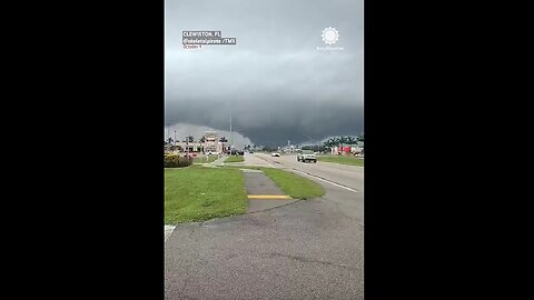 Footage captured of a massive tornado forming in Clewiston, FL as Hurricane ...
