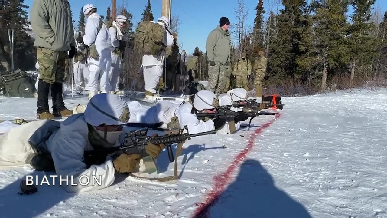 Spartan Paratroopers compete in Arctic Winter Games