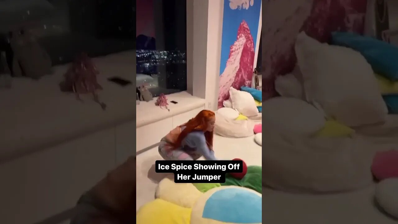 Ice Spice Shooting A Basketball