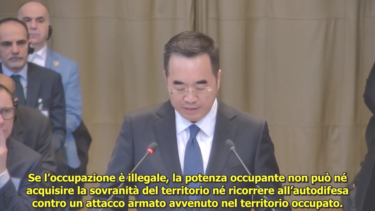 22/02/2024 Cina alla Corte Internazionale di Giustizia: Hamas è lotta armata, non terrorismo