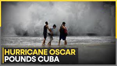 Hurricane Oscar hits Cuba as it struggles with power outage