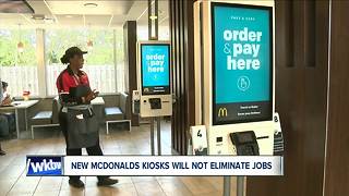 New McDonalds kiosks will not cost a single job