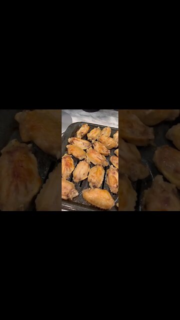 Just wing it! #shorts FINGER LICKIN' Good & Easy Garlic Butter Parmesan Wings in Air fryer or Oven