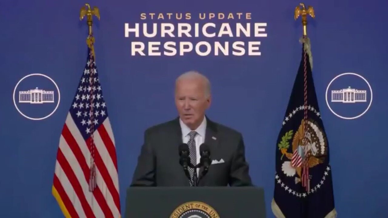 Biden's Bizarre Remark About Netanyahu During Hurricane Briefing