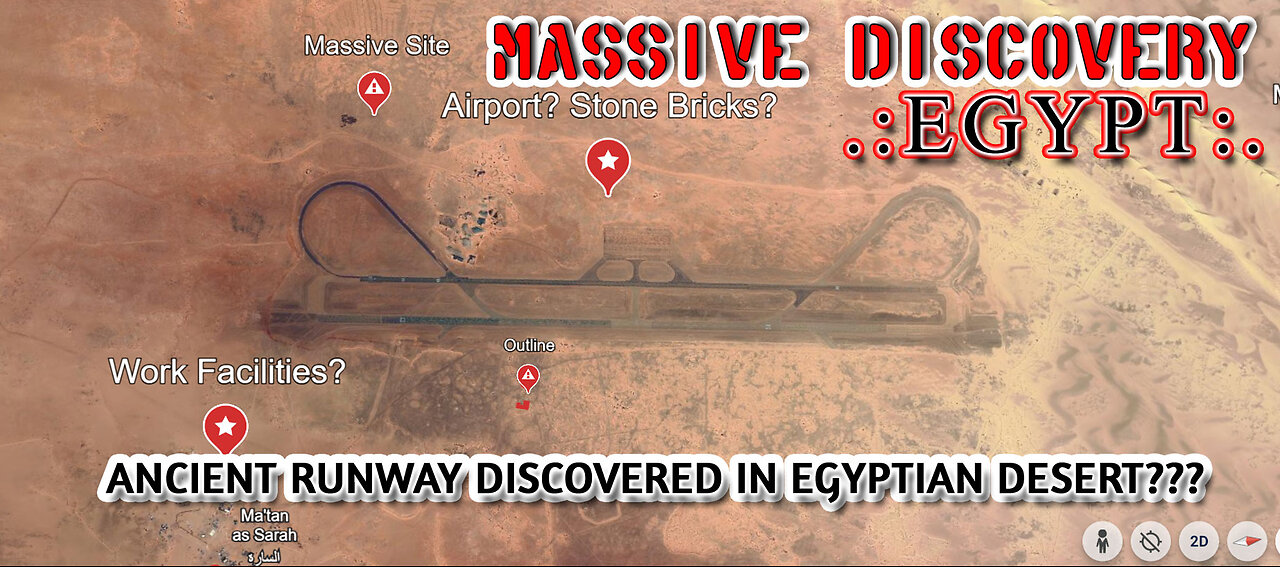 Mind-Blowing Discovery: Ancient Runway Uncovered in Egyptian Desert in 2024!