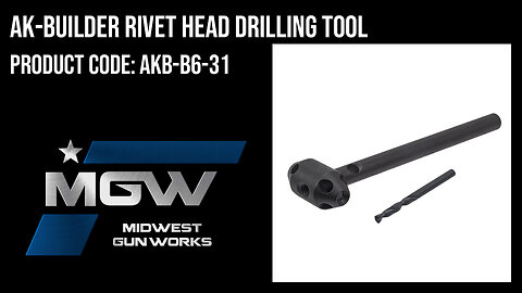 AK-Builder Rivet Head Drilling Tool - AKB-B6-31