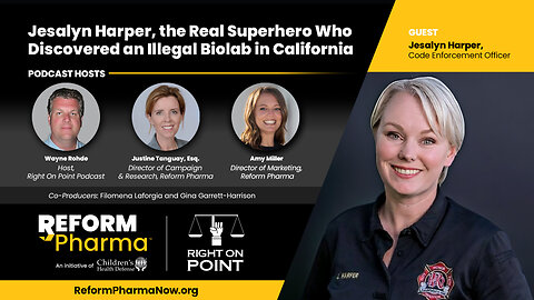 ep.10 - Jesalyn Harper – Illegal Biolab in California - Right on Point Podcast w Wayne Rohde