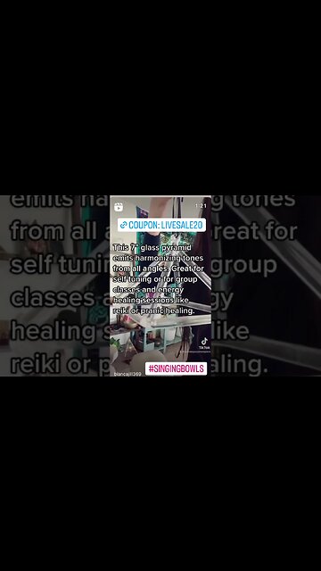 Singing Glass Pyramid for sale