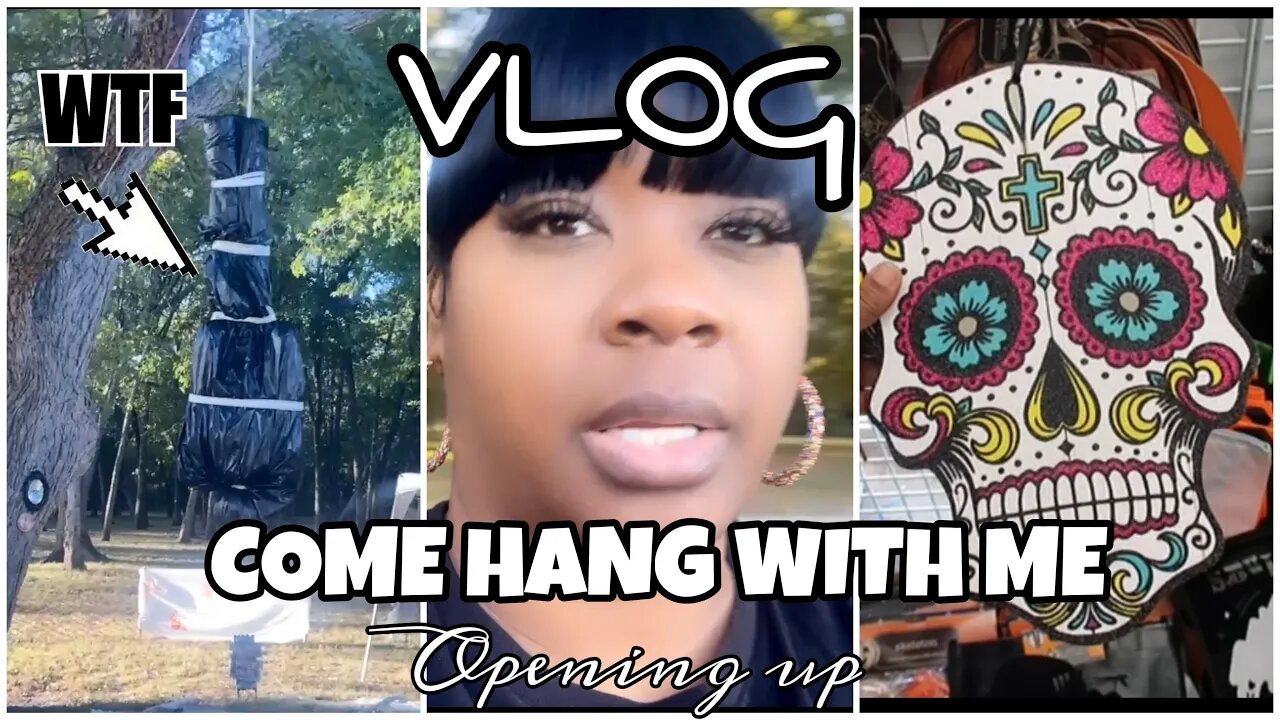 VLOG + PREGNANT AT THE SAME TIME + HALLOWEEN SCARE + SHOP WITH ME