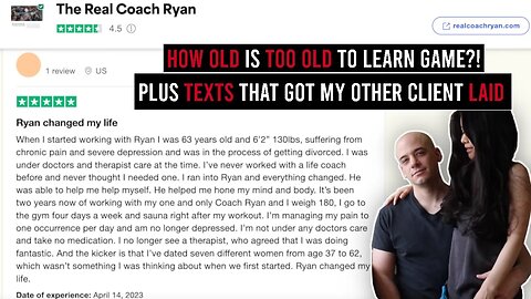 Grandpa Lays Women HALF HIS AGE | How Old Is Too Old to LEARN GAME | Client WINS Against All Odds