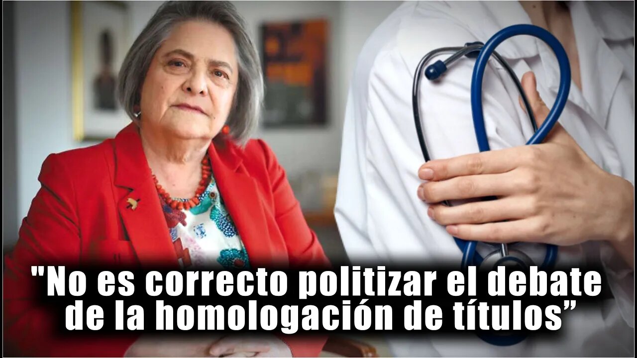 🛑🎥"No es correcto politizar el debate de la homologación de títulos” Clara López Obregón👇👇