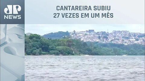 Chuva ajuda a encher reservatórios de água em São Paulo