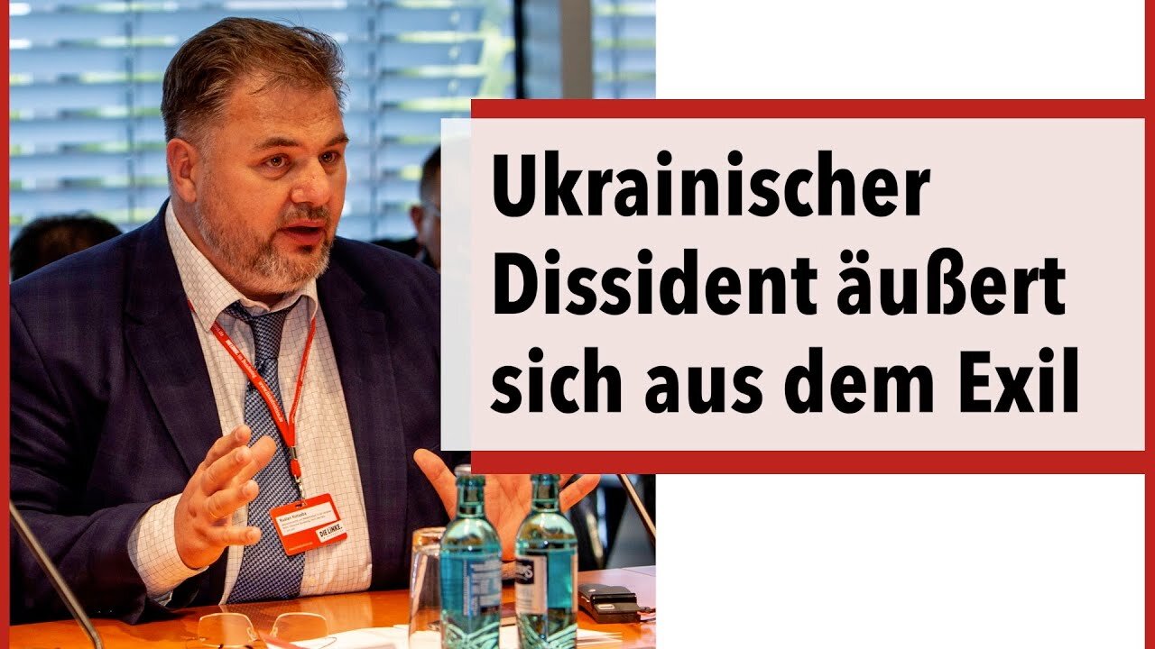 Ukrainischer Dissident leistet Widerstand gegen den Stellvertreterkrieg der NATO@acTVism Munich🙈