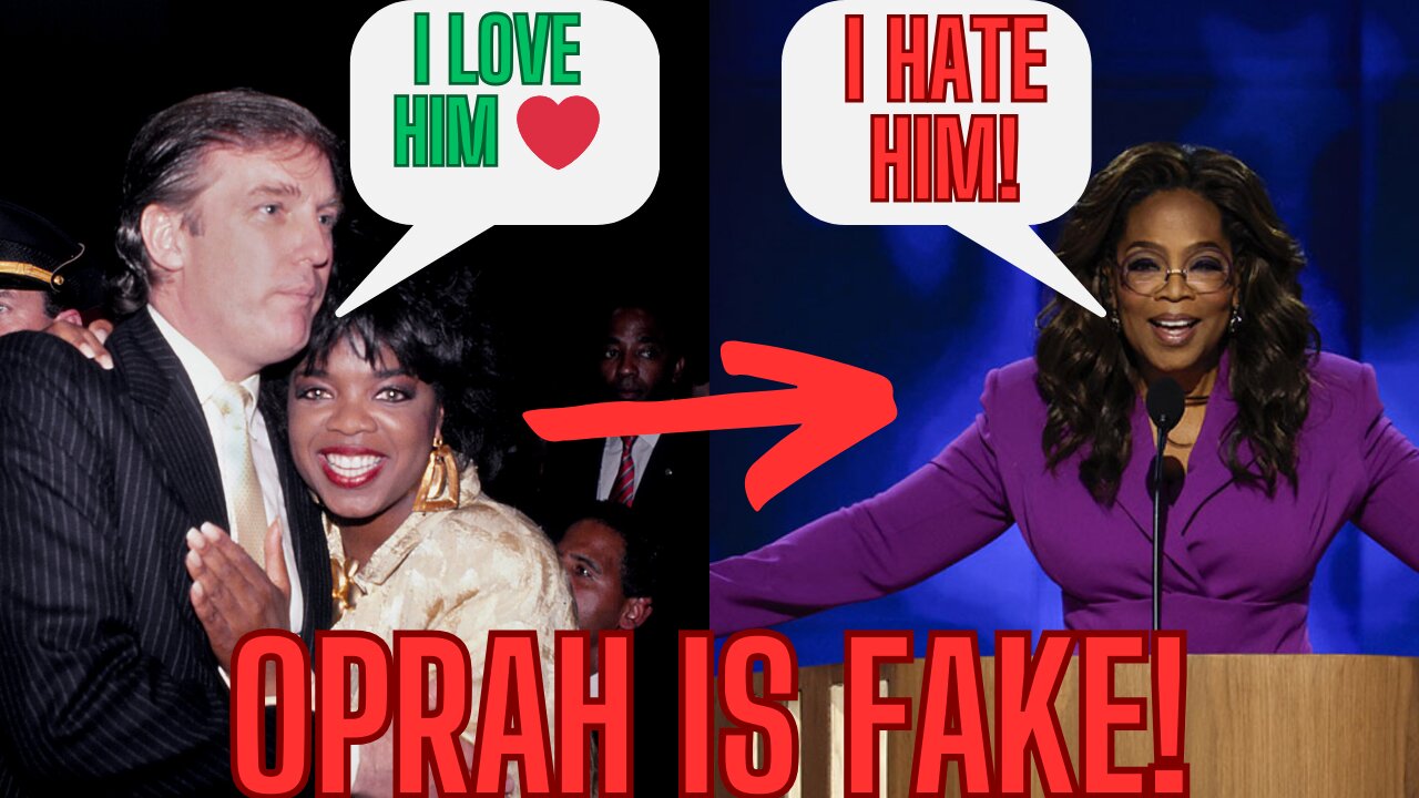 WHY IS OPRAH BEING FAKE TOWARDS DONALD TRUMP!?