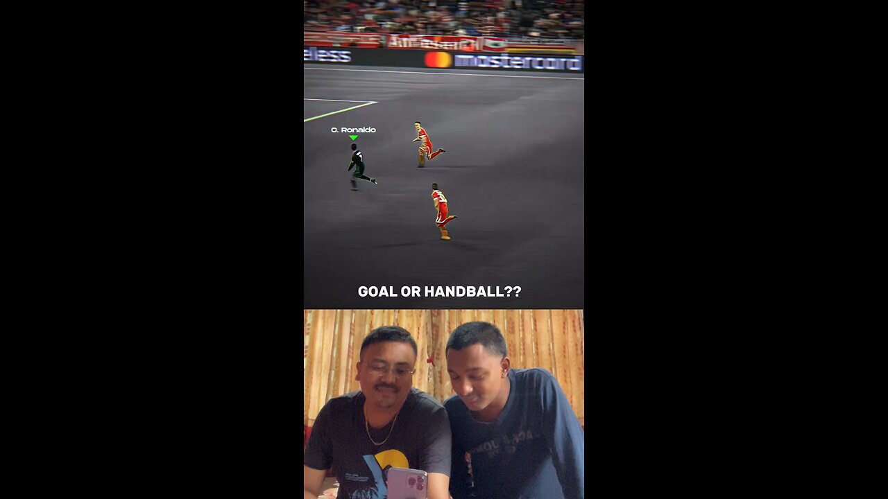 Goal or handball?