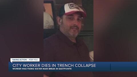 City worker dies in trench collapse