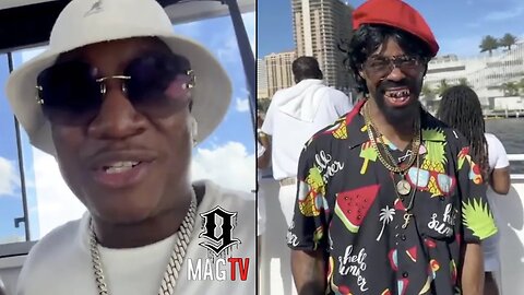 Yung Joc Got "Jerome In Da House" At All White Yacht Party! 😂